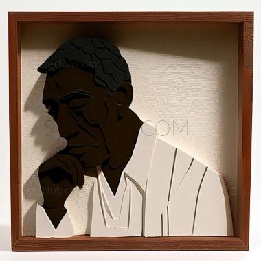 3D модель Гораций Пиппин, американский художник (STL)